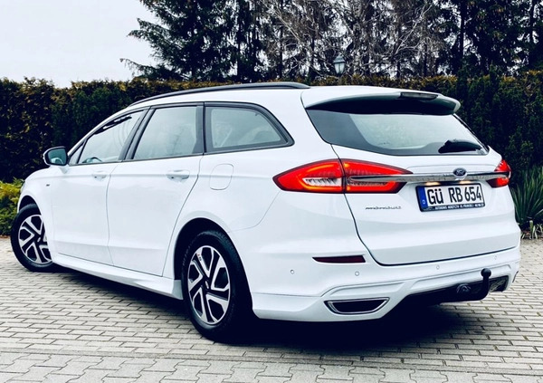 Ford Mondeo cena 72900 przebieg: 169823, rok produkcji 2019 z Rajgród małe 781